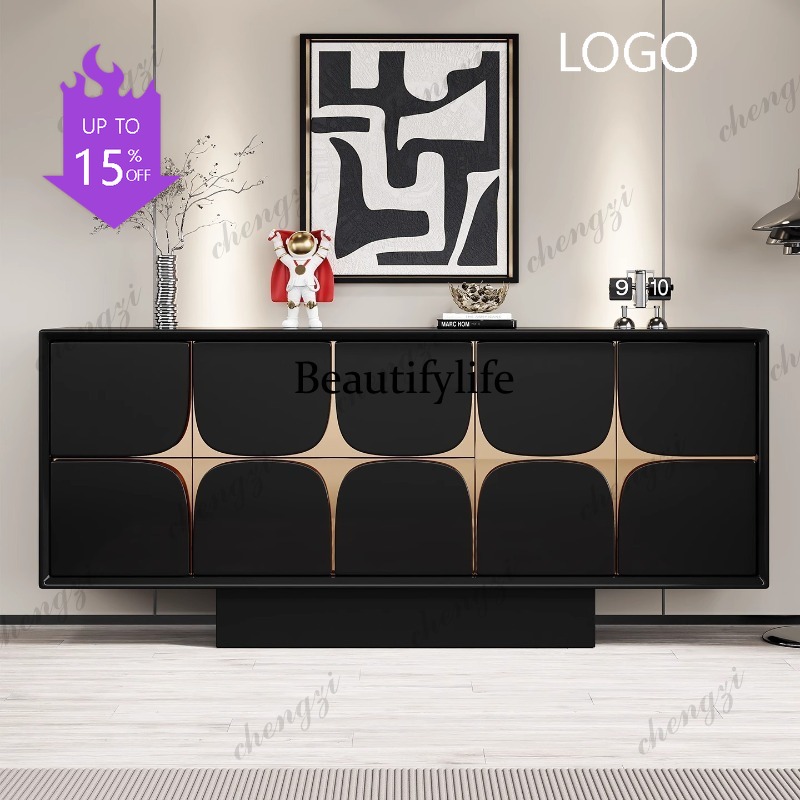 Lighting Decorative - D1089 Italian light luxury door cabinet