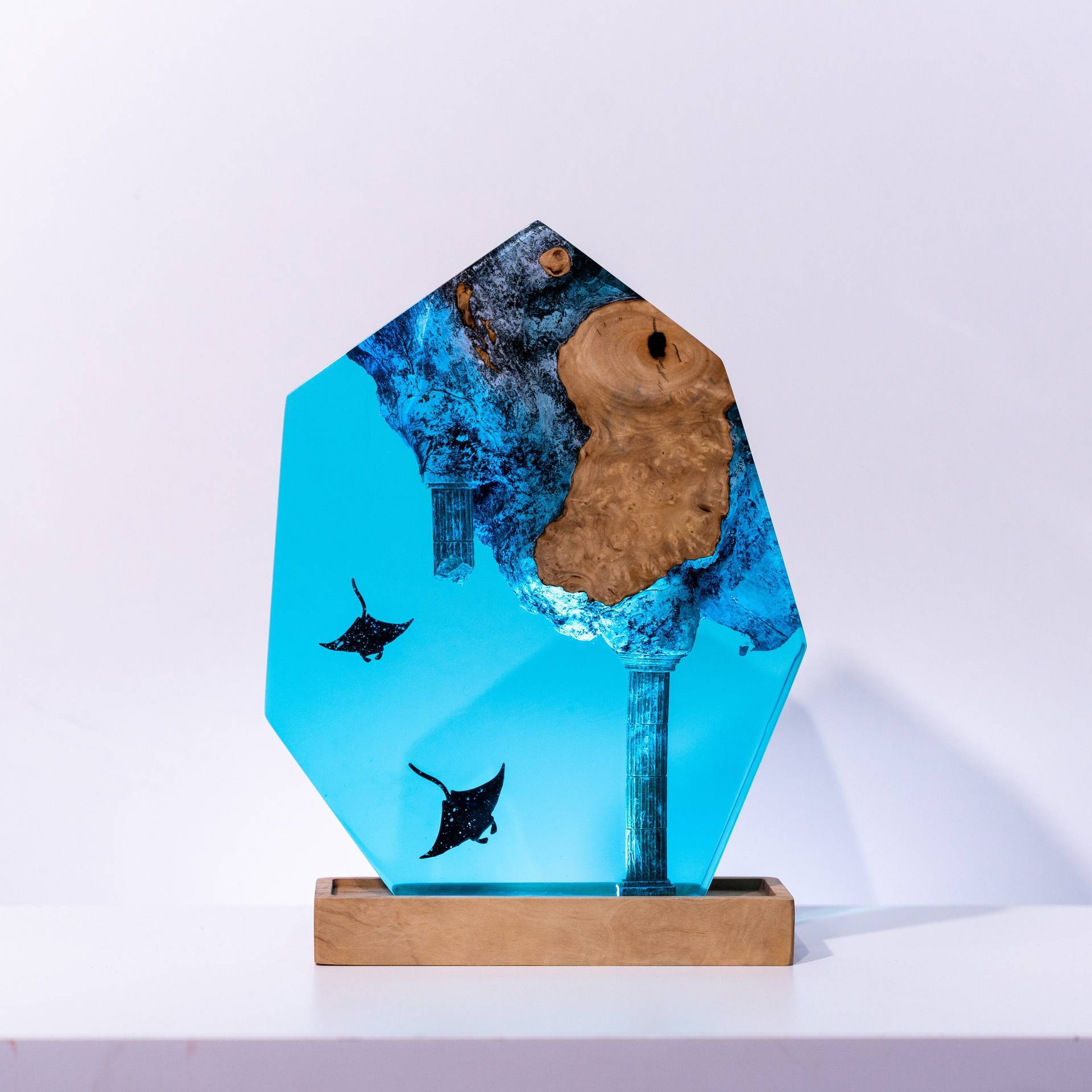 Lighting Decor Items - Customized Items Resin Table Light Undersea