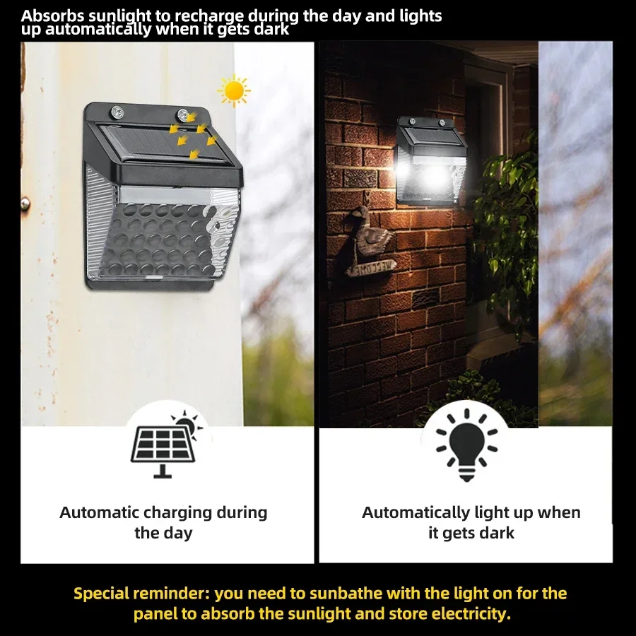 LED Solar Light PIR Motion Sen - String Light Outdoor recension och pris