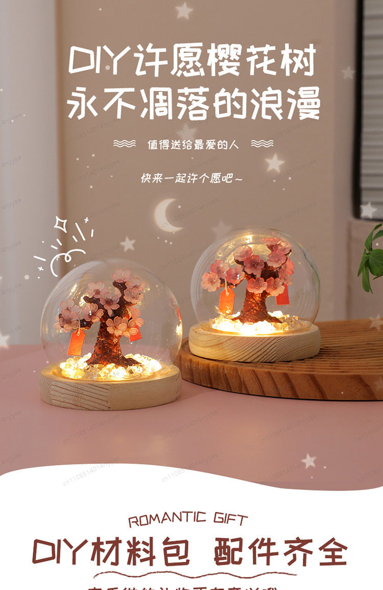 DIY Cherry Blossom Tree Desk L - Unique Lighting Decor recension och pris