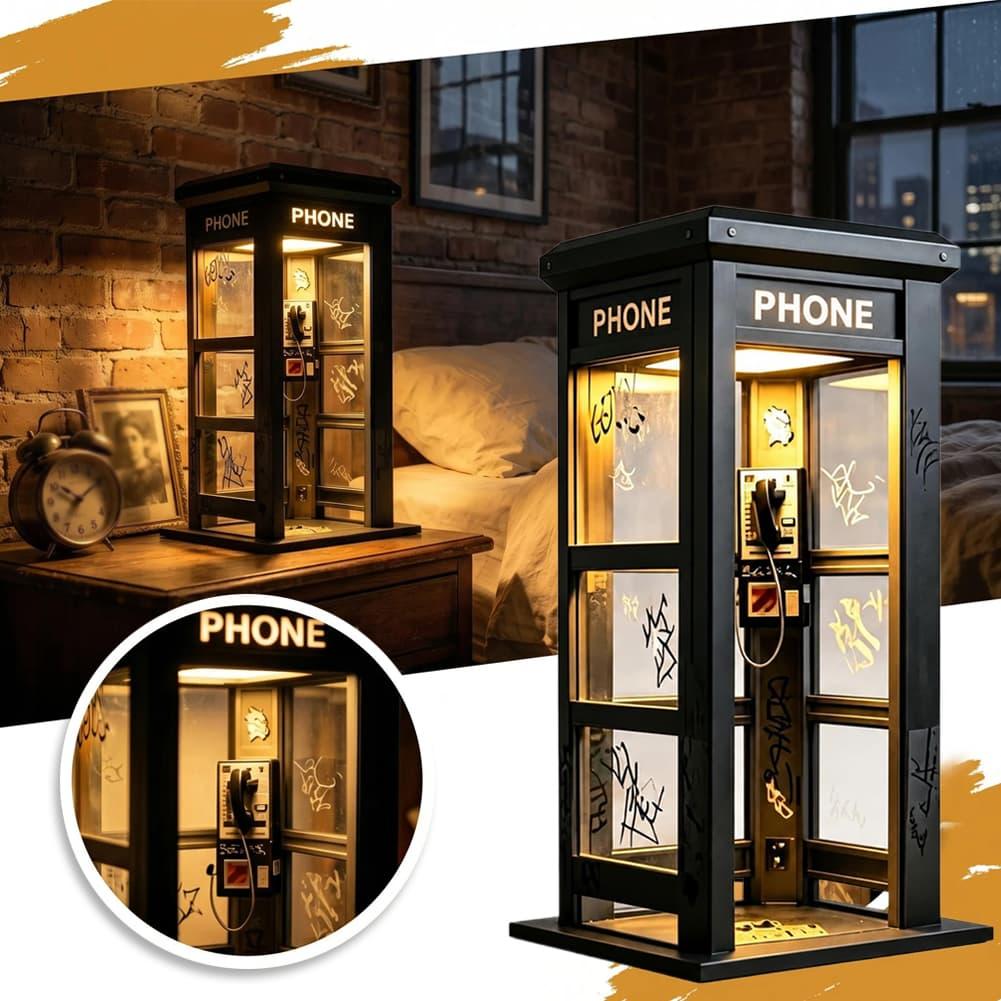 Retro Graffiti Phone Booth Tab - Decor Lighting Table Lamps recension och pris