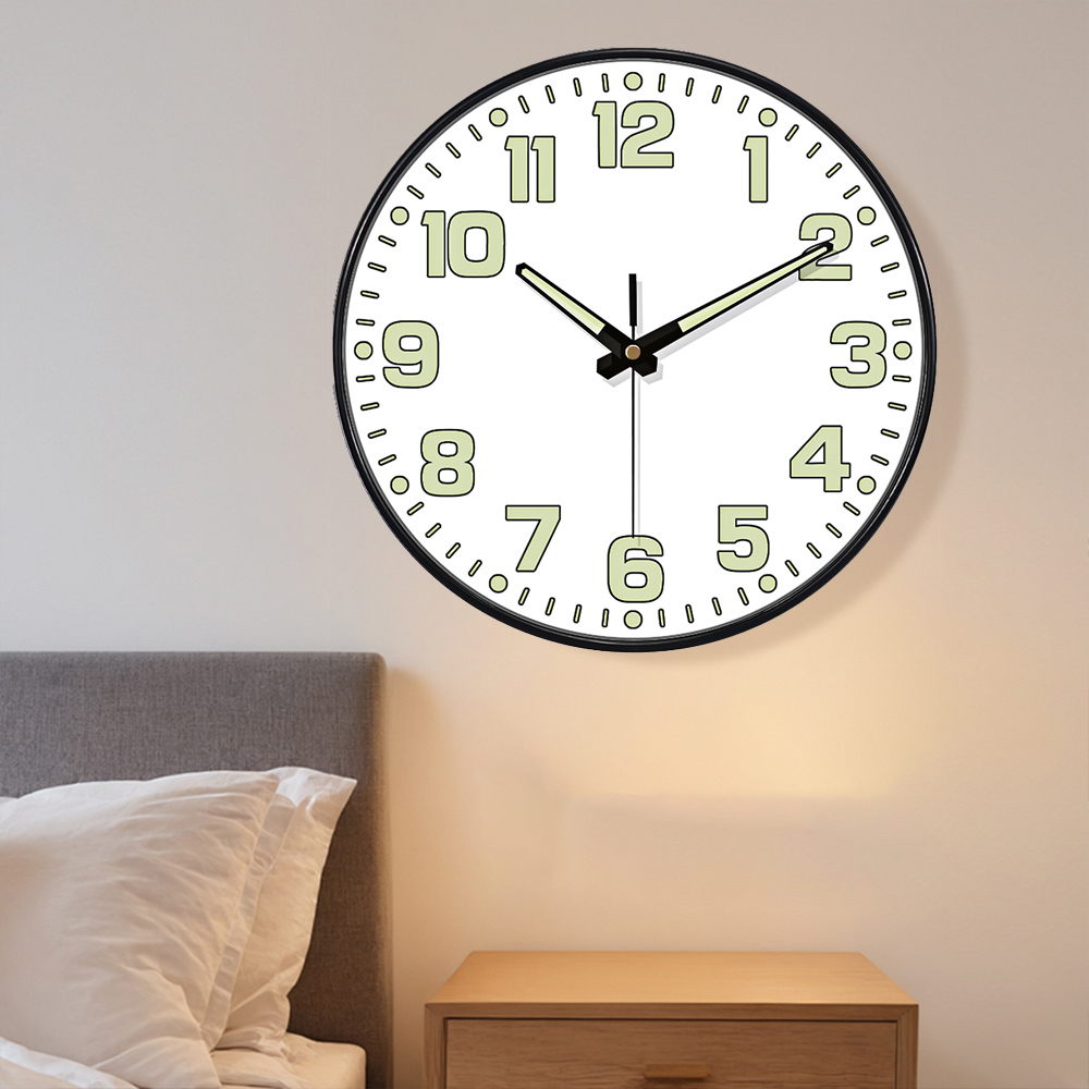 Luminous Wall Clock Light In D - Lighting Home Decor Wall Clocks recension och pris