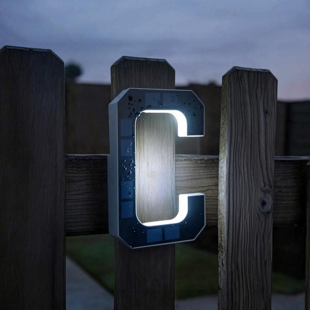 Solar Address Number Sign, LED - Lighting Decor For House recension och pris