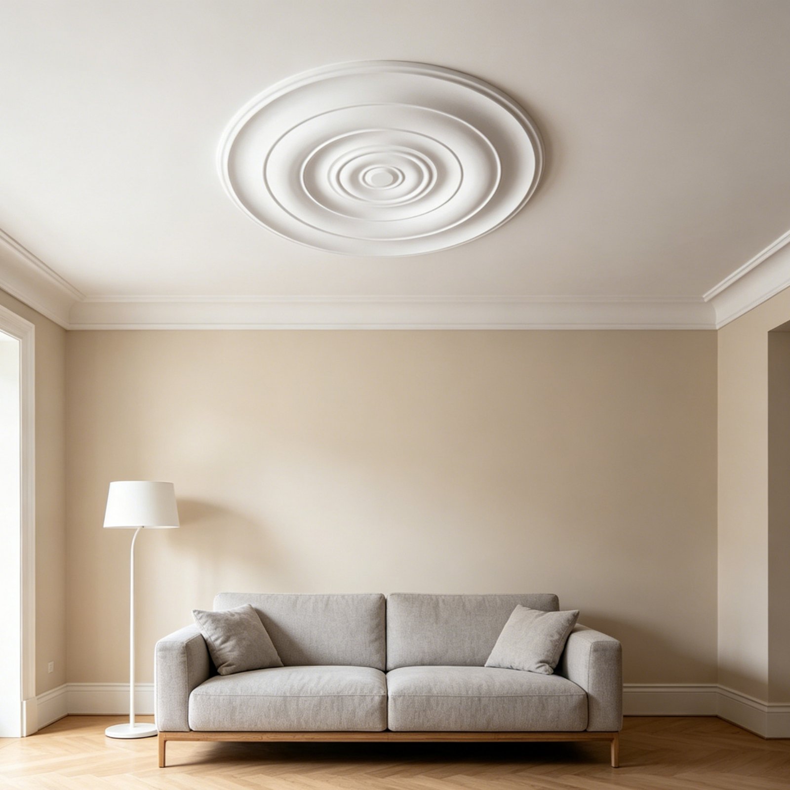 Round Ceiling Medallion Europe - Lighting Decorative recension och pris
