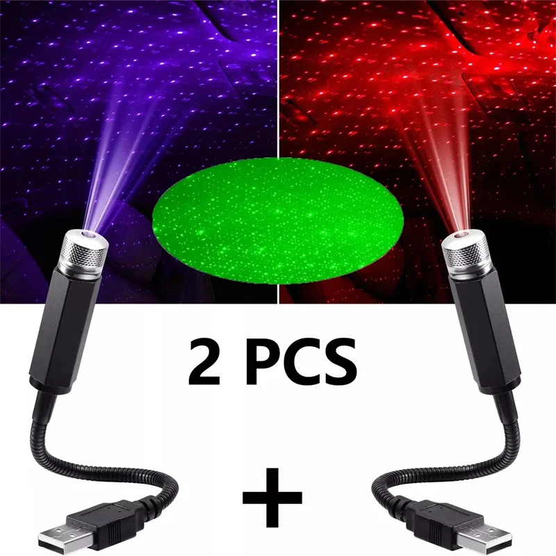 Mini Car LED Star Night Light  - Star Projector Night recension och pris