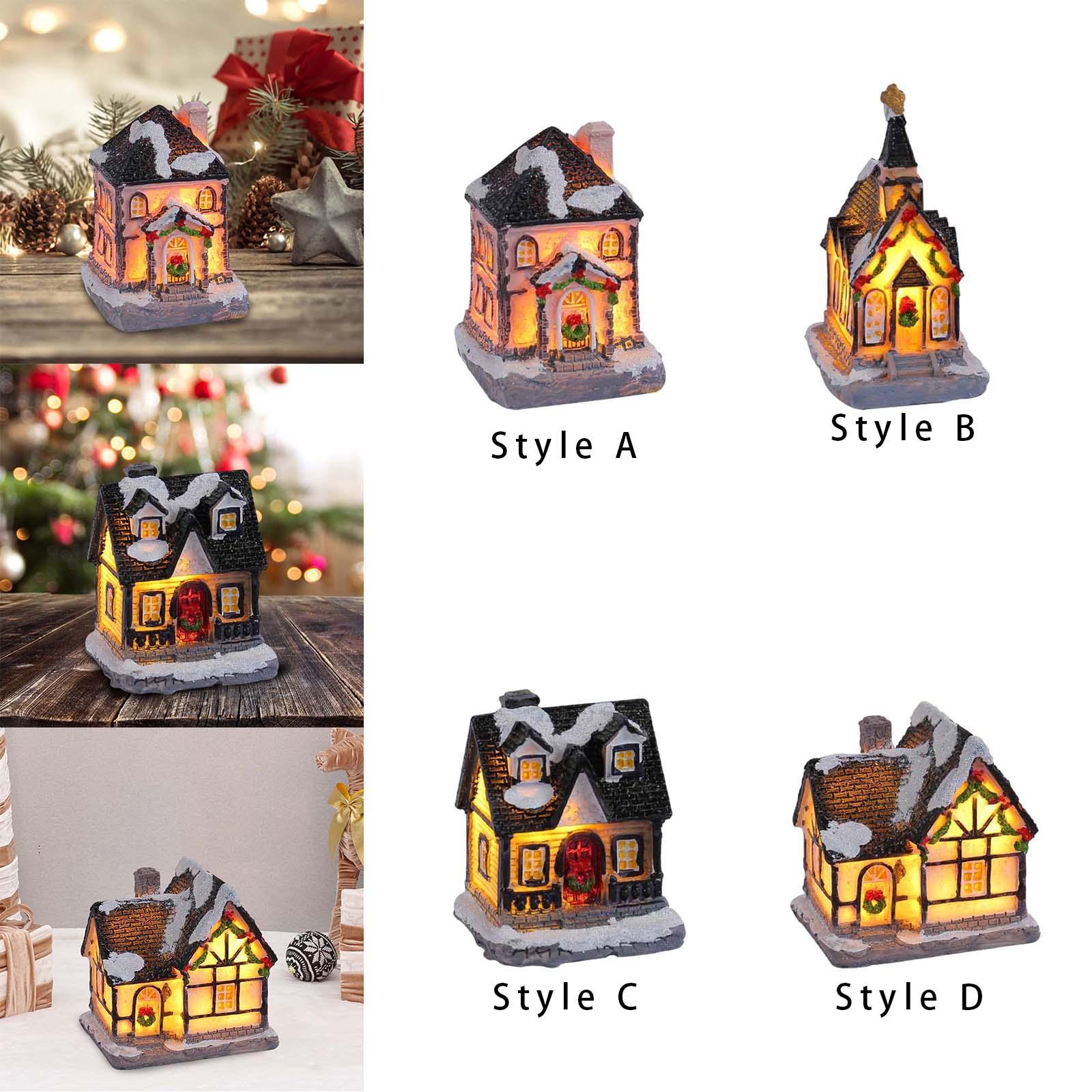 Christmas Lighted House Resin  - Lighting Decor For House recension och pris
