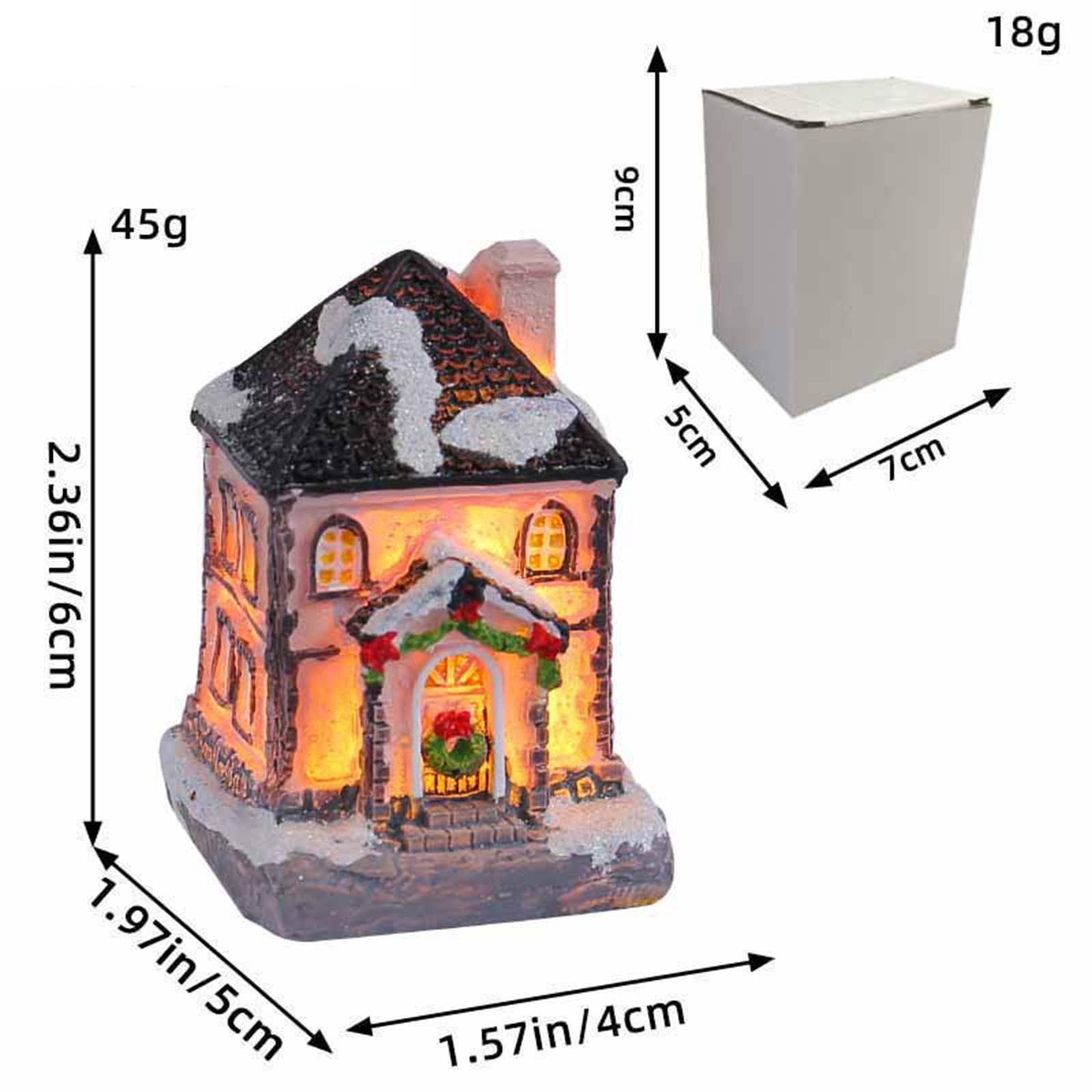 Christmas Lighted House Resin  - Lighting Decor For House recension och pris