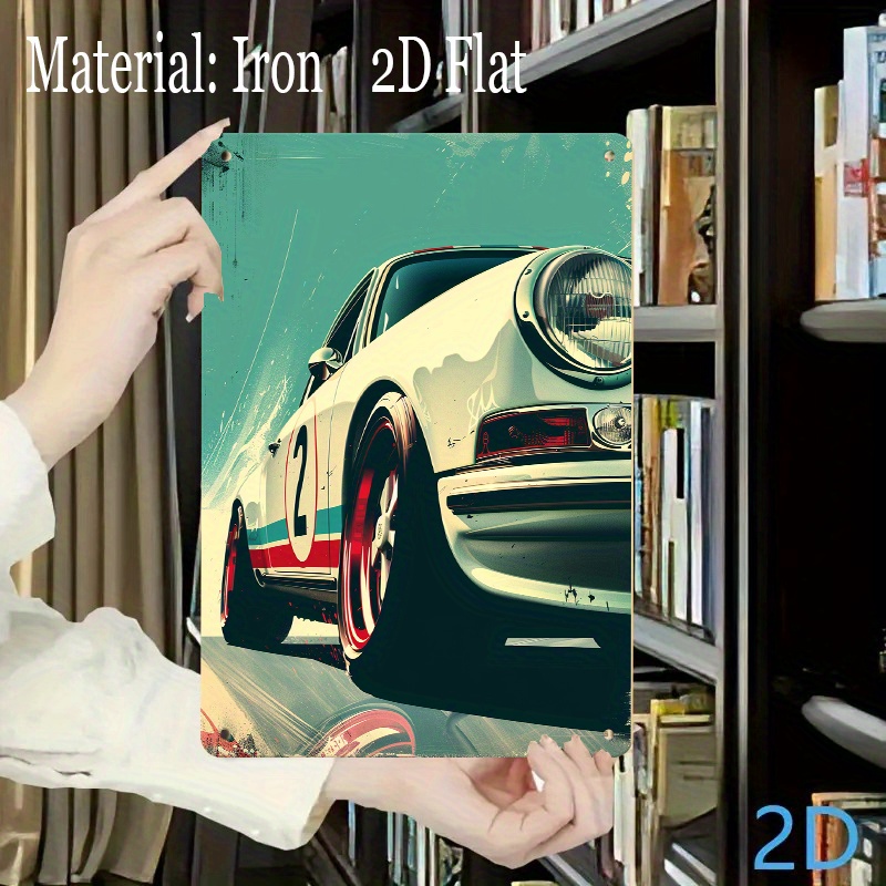 Vintage Racing Track Car Night - Elements Lighting Decor recension och pris