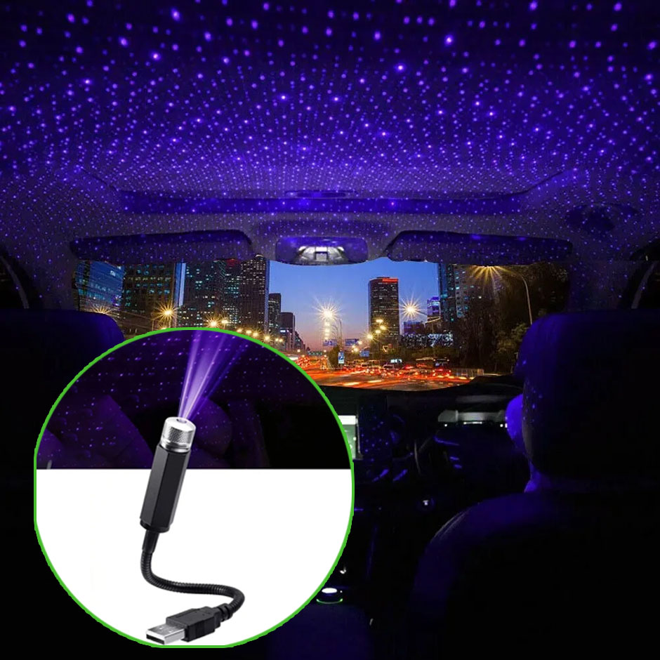 Mini Car LED Starry Sky Night  - Star Projector Night recension och pris