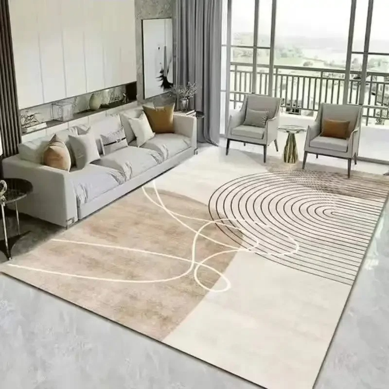 Modern Golden Geometry Carpet  - Home Decor Lighting Wholesale recension och pris