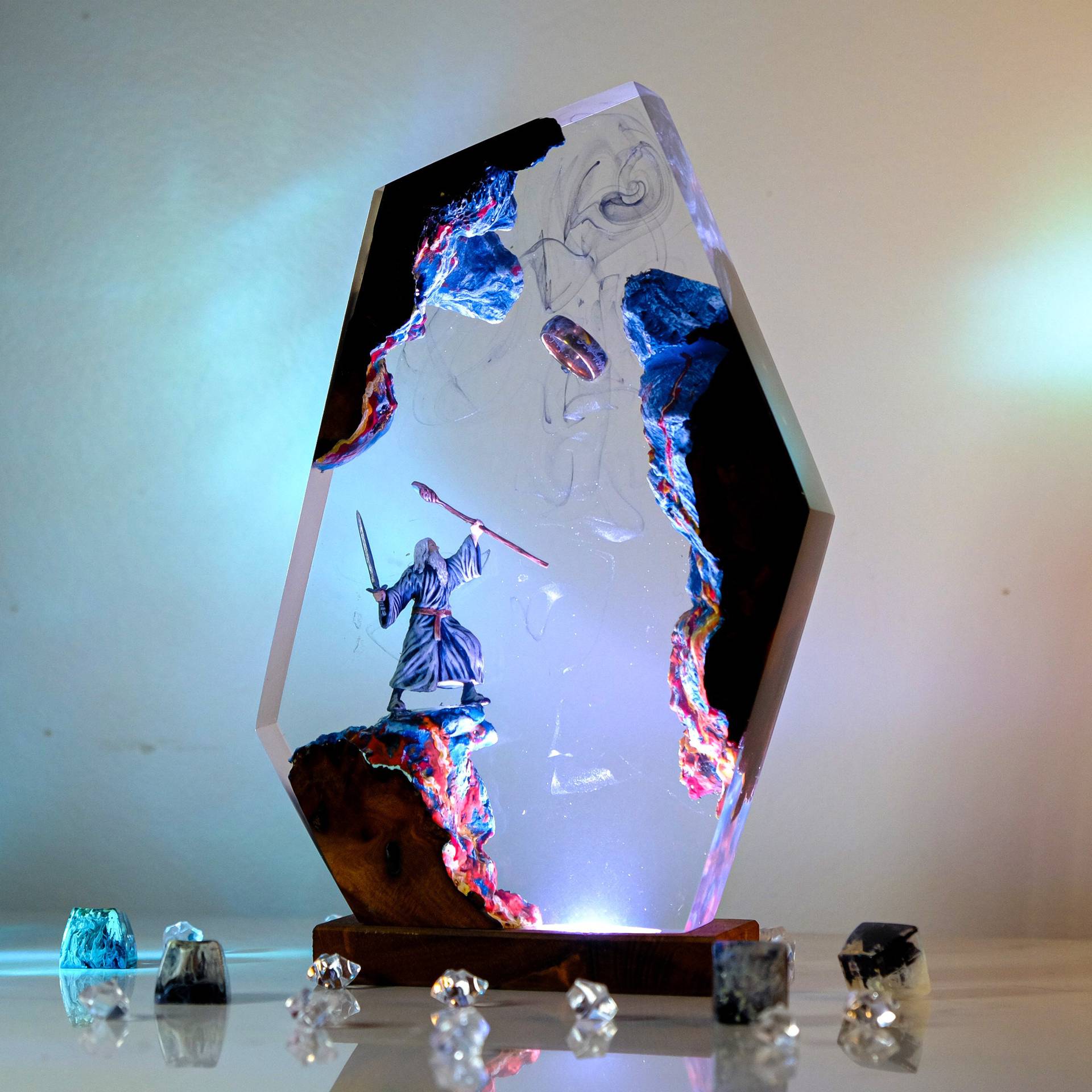 Movie Scence Figure Table Resi - Lighting Decor Items recension och pris