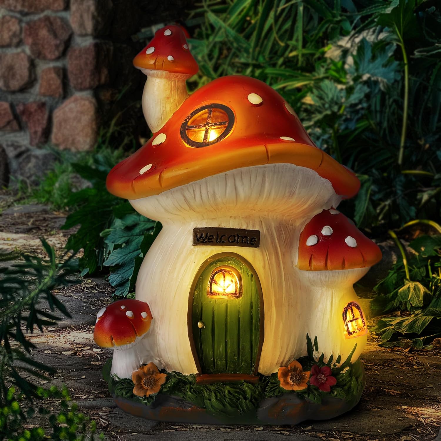 Outdoor Garden Solar Statue Li - Lighting Decor For House recension och pris