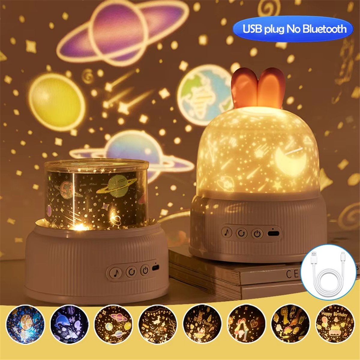 HOT! Cute Projector Night Ligh - Lighting Decorative recension och pris