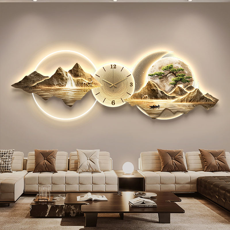 Living Room Wall Clocks Art Mu - Lighting Home Decor Wall Clocks recension och pris