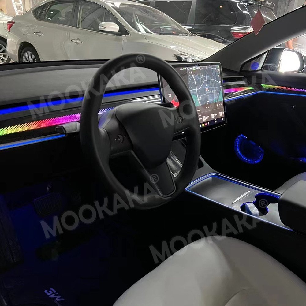 For Tesla Model 3 Y Car Ambien - Decor Lighting India recension och pris