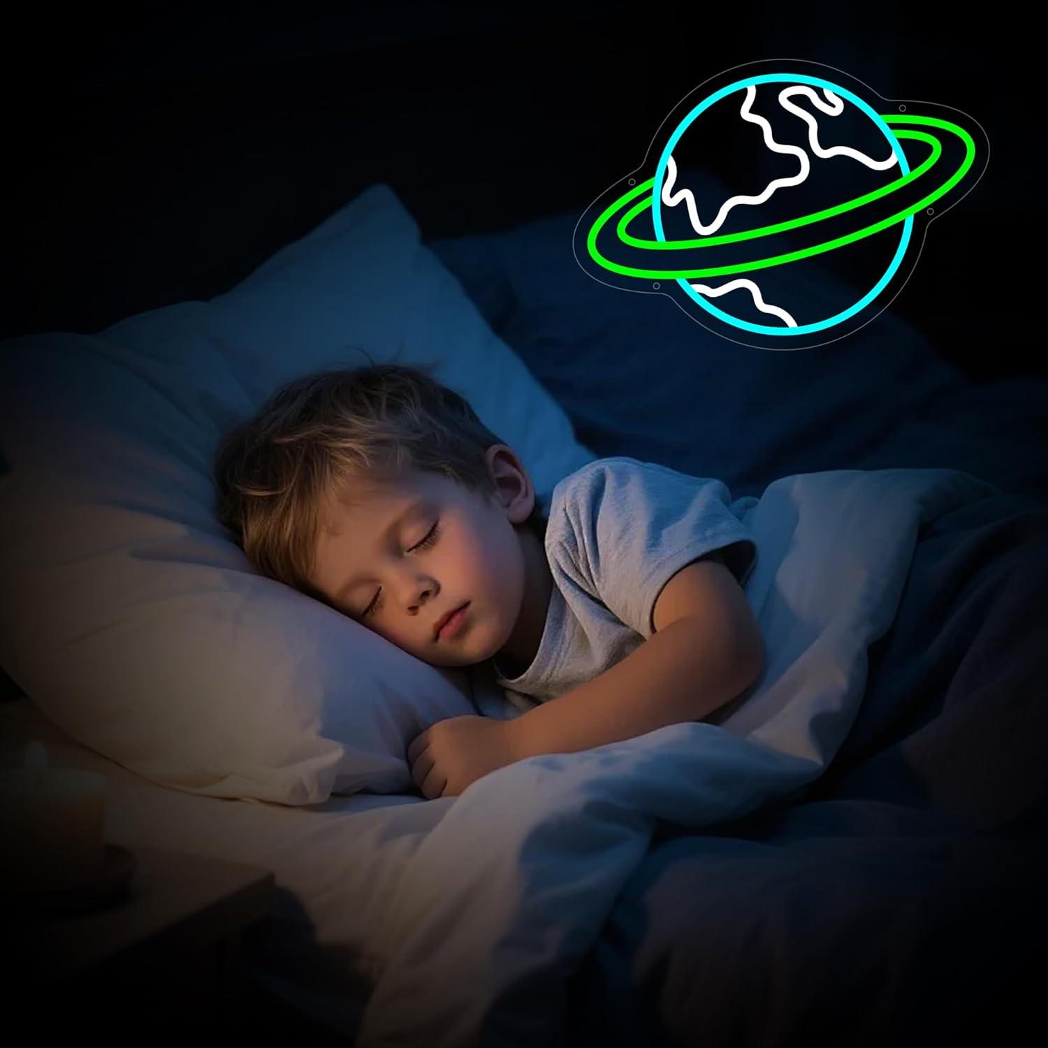 Earth Neon Sign Planet Dimmabl - Lighting Decor For Living Room recension och pris