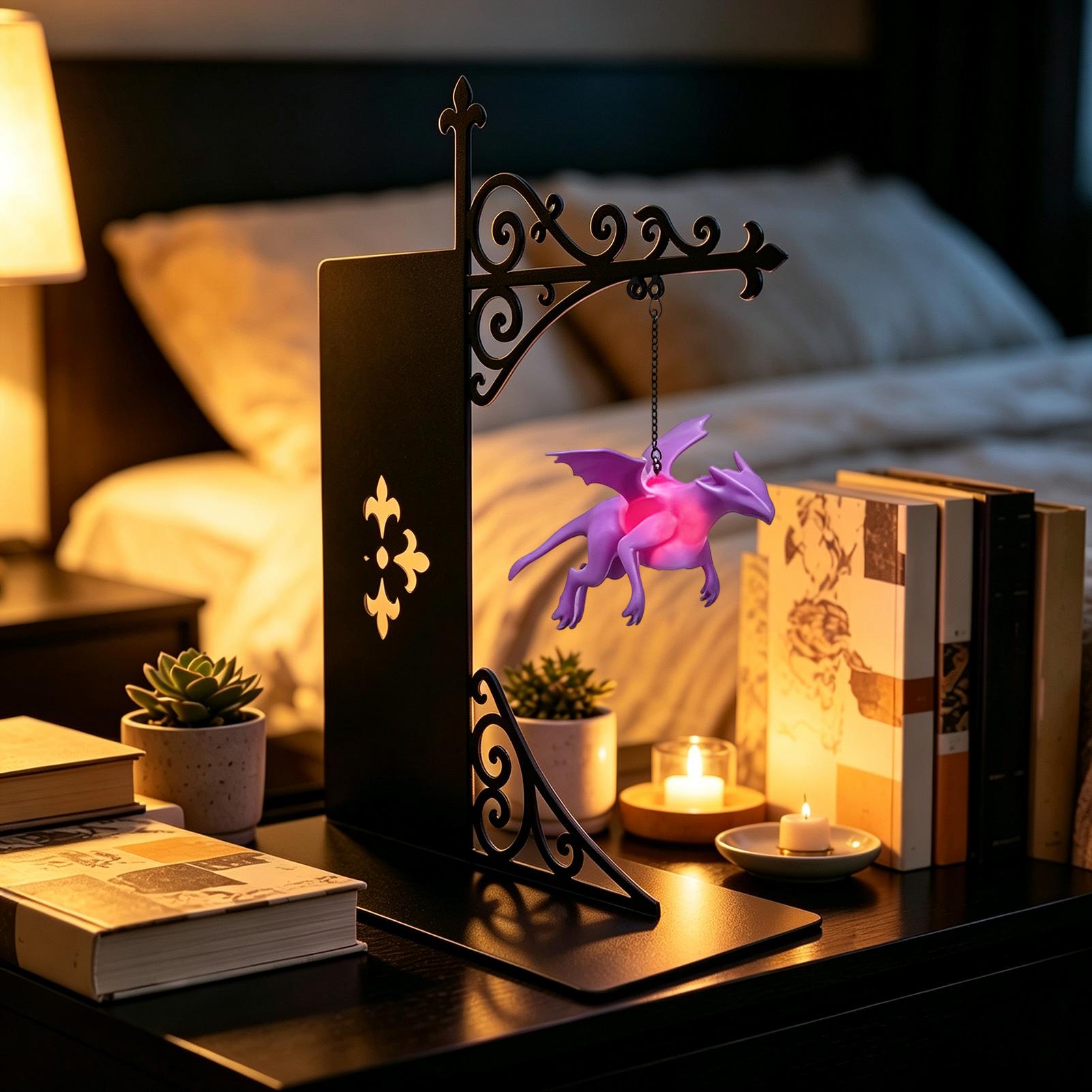 Unique Floating Dragon Bookshe - Unique Lighting Decor recension och pris