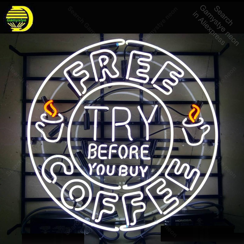 NEON SIGN For Free Coffee Shop - Decor Lighting India recension och pris