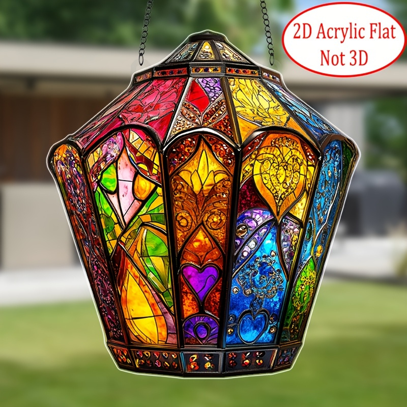 Bohemian-style Lantern 2D Acry - Unique Lighting Decor recension och pris