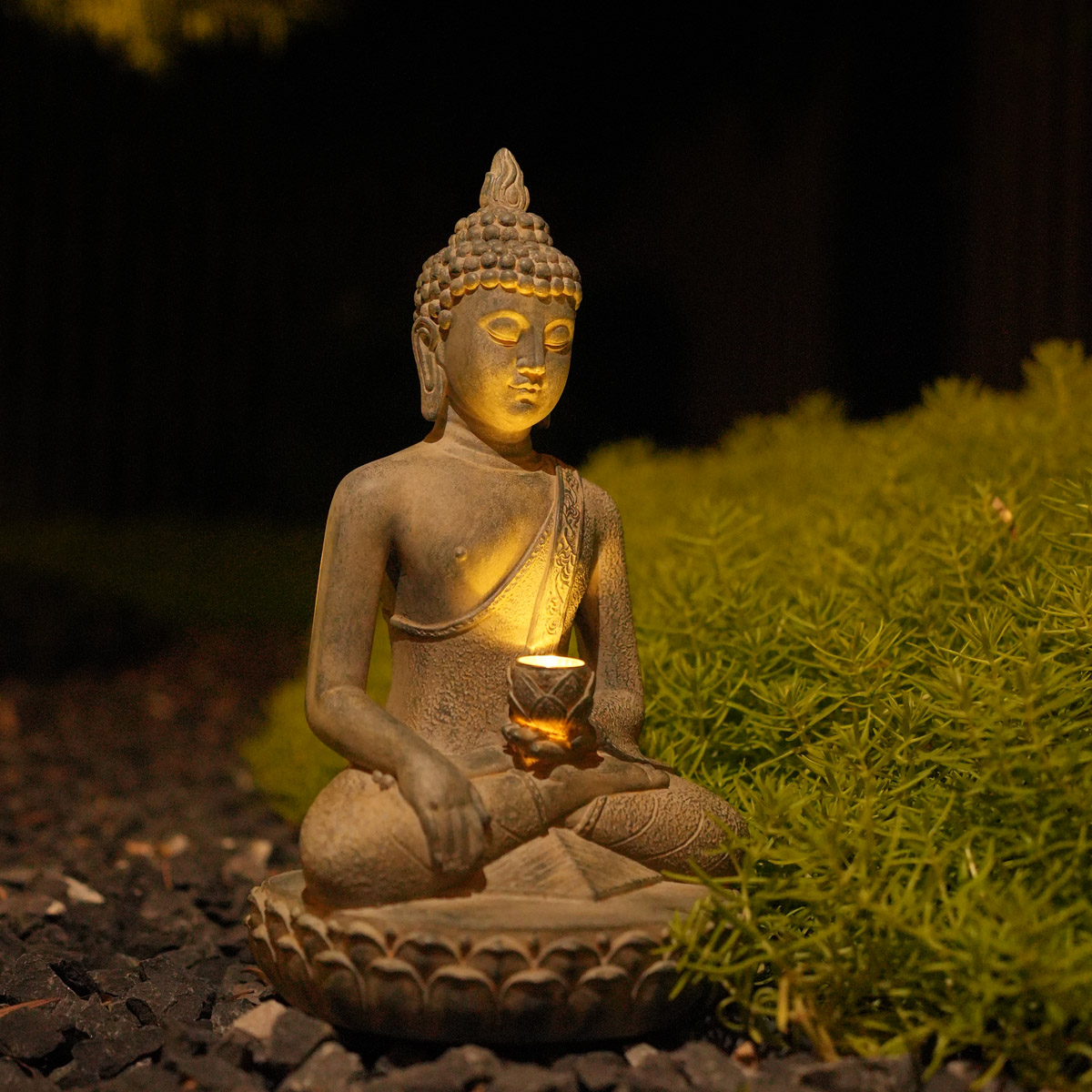 1PC Zen-Inspired Solar-Powered - Decor Lighting India recension och pris