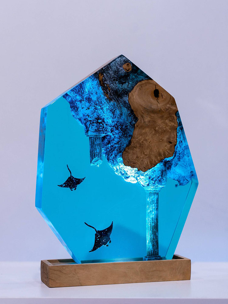 Customized Items Resin Table L - Lighting Decor Items recension och pris