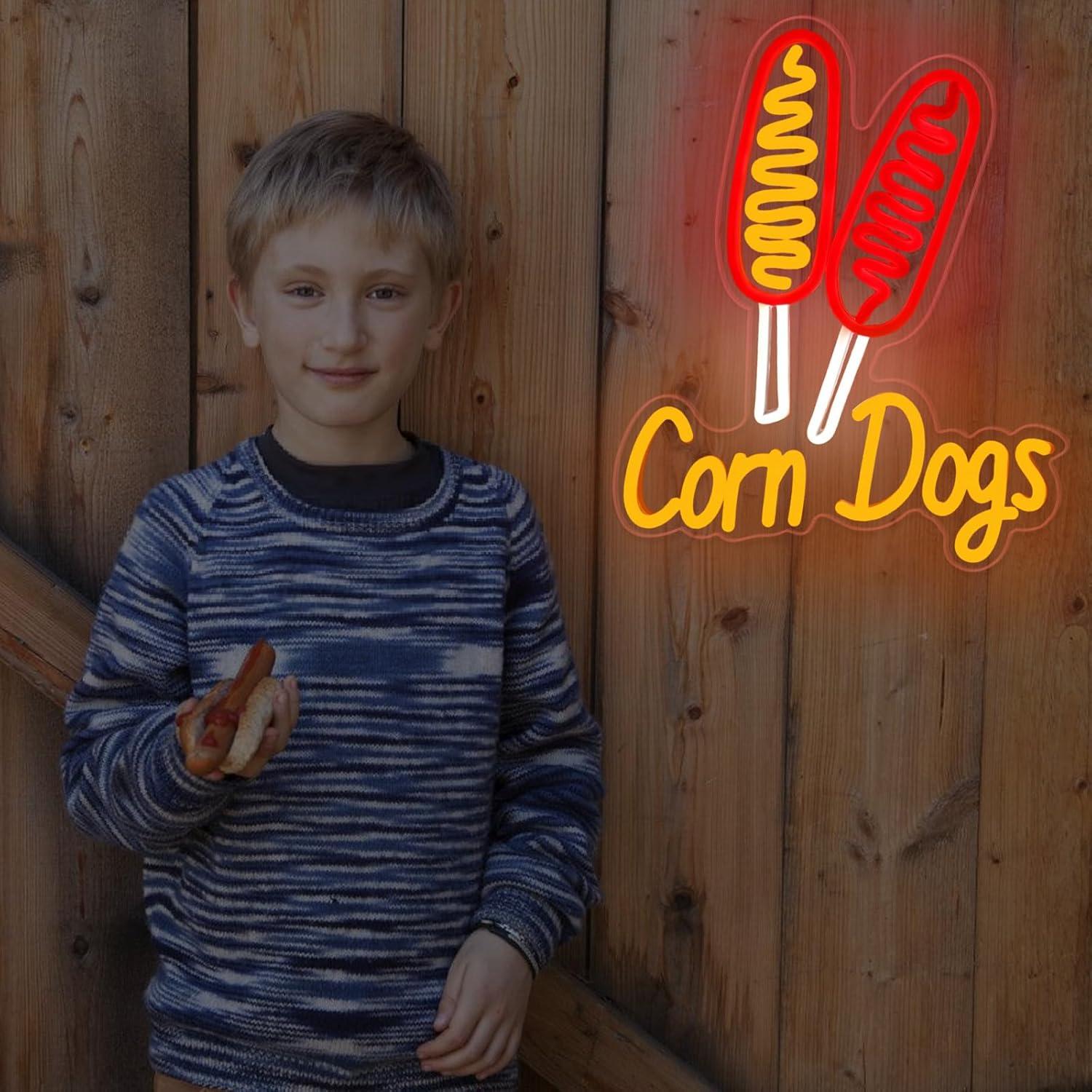 Corn Dog Neon Sign Snack USB D - Lighting Decor Wedding recension och pris