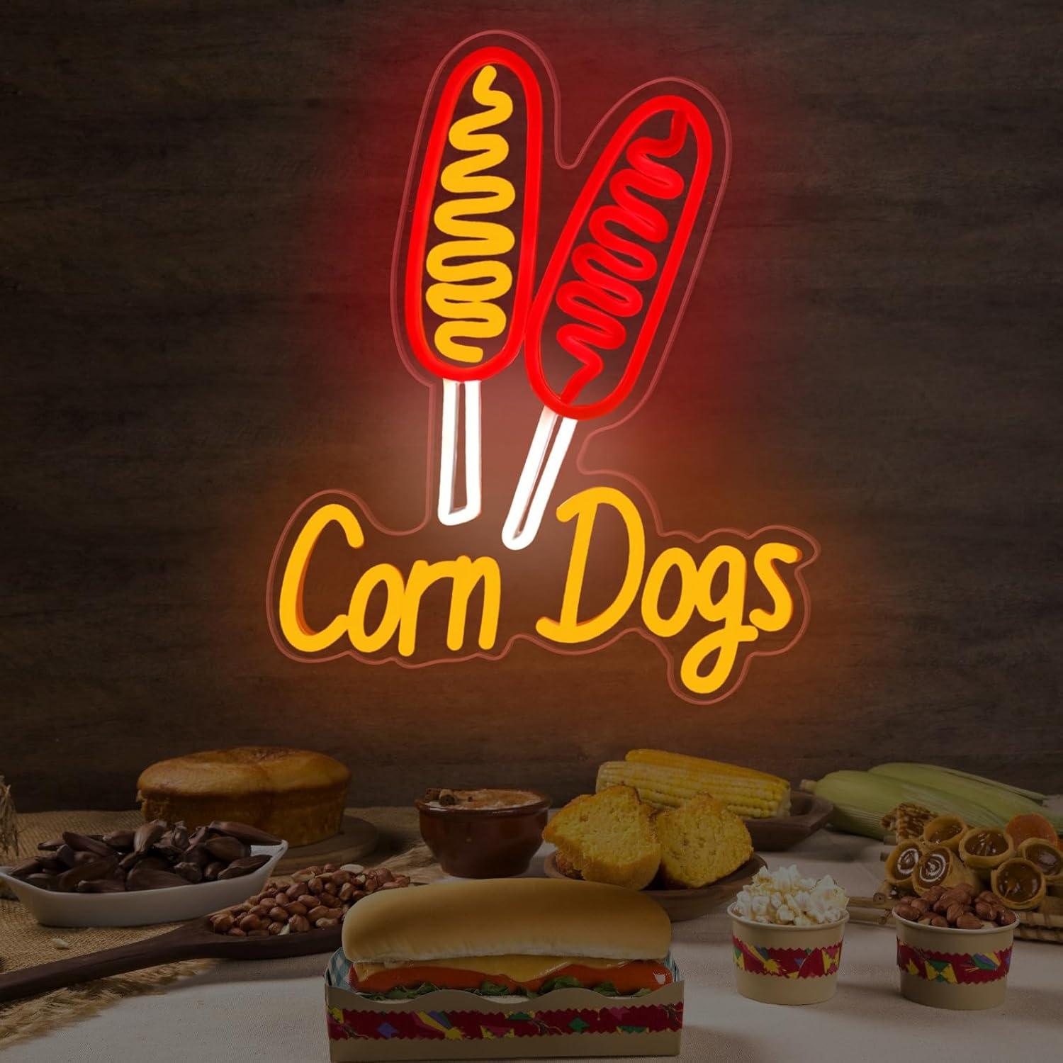 Corn Dog Neon Sign Snack USB D - Lighting Decor Wedding recension och pris