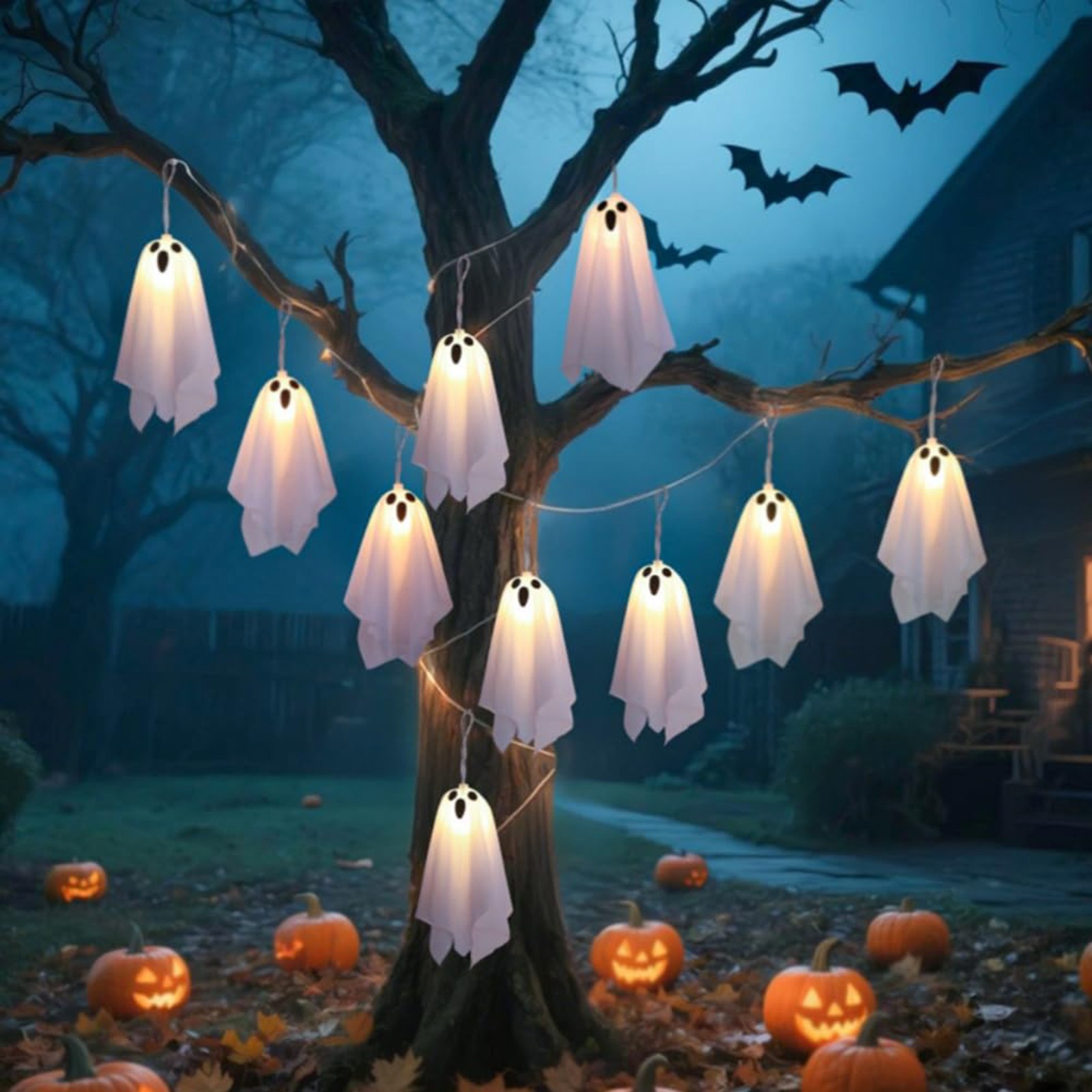 Haunted House Decor Halloween  - Lighting Decor For House recension och pris