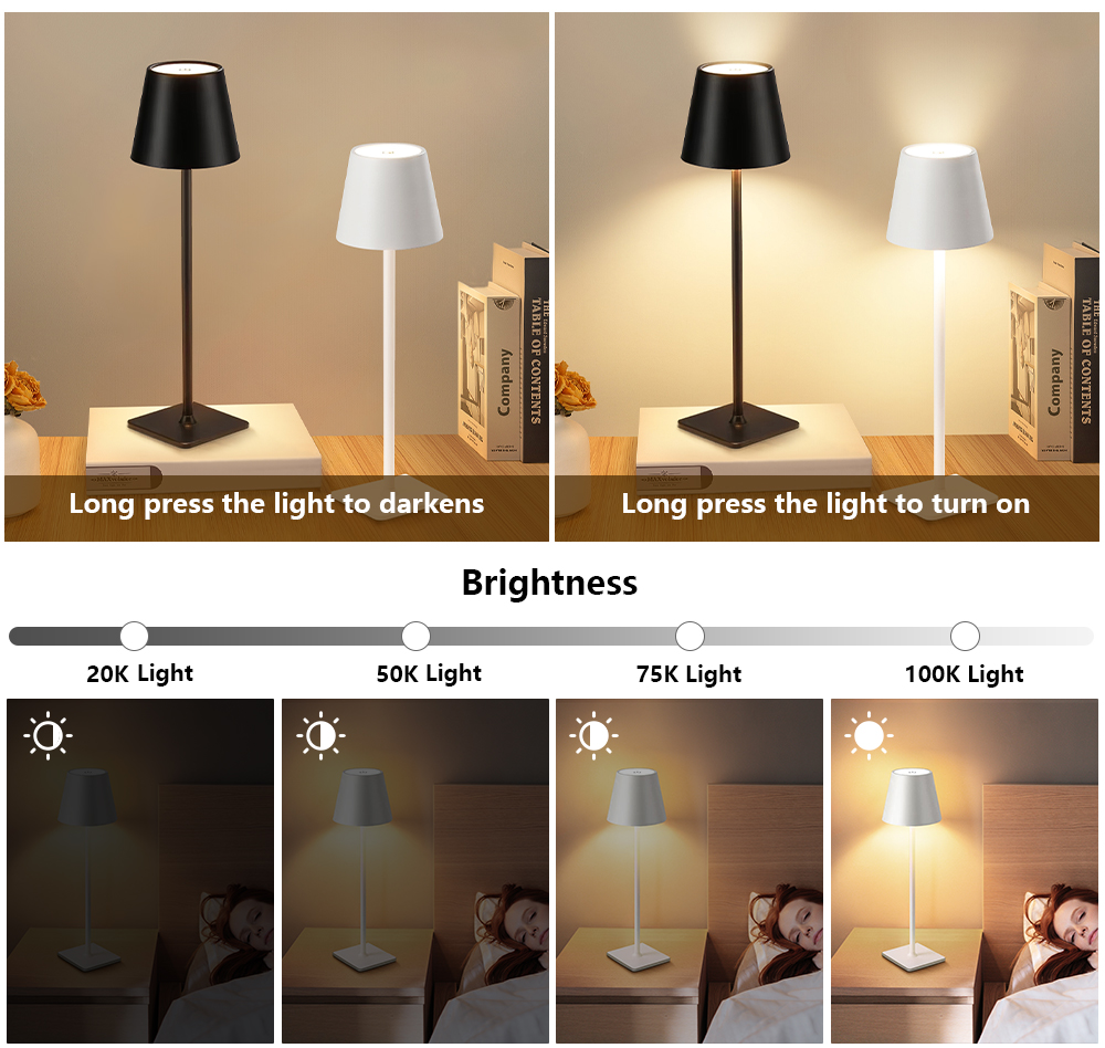 LED Rechargeable Desk Light Wi - Decor Lighting Table Lamps recension och pris
